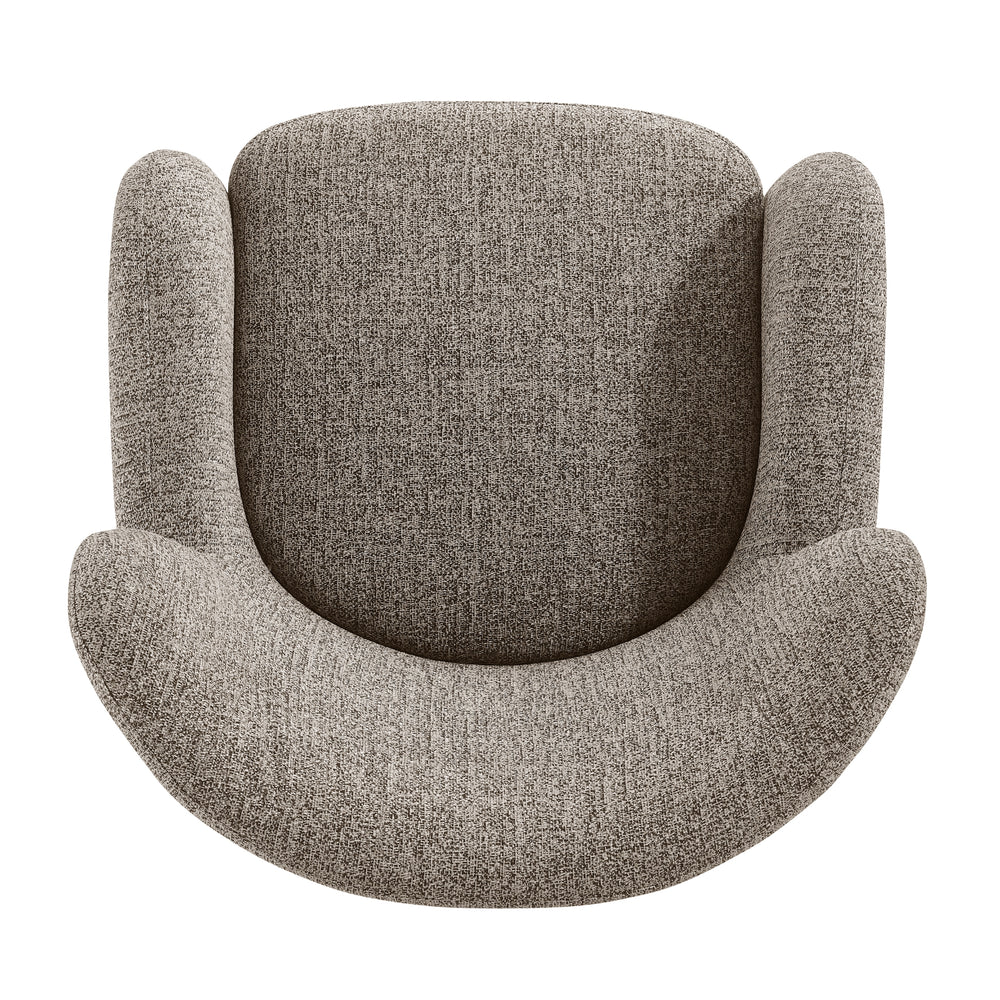 Tiffany Chenille Accent Arm Chair - Nexa Brown - view 9