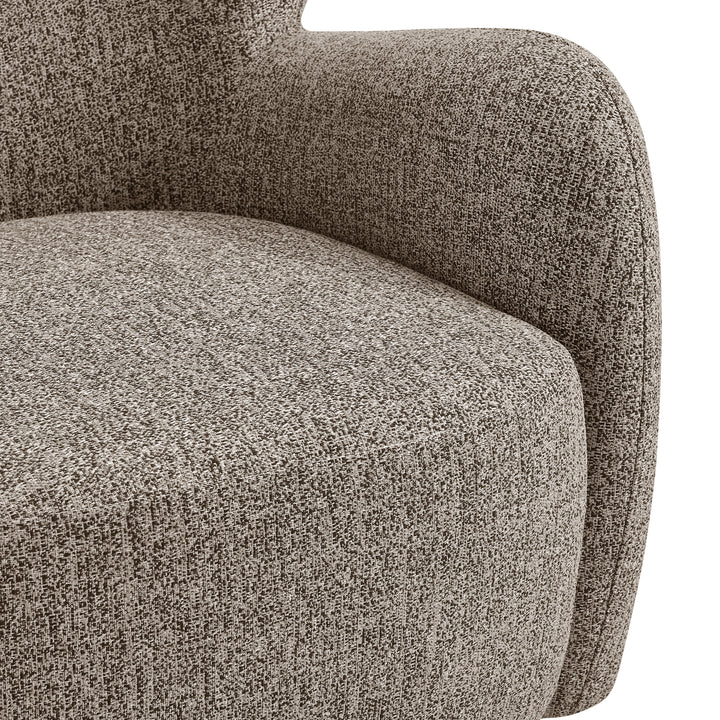 Tiffany Chenille Accent Arm Chair - Nexa Brown - view 10