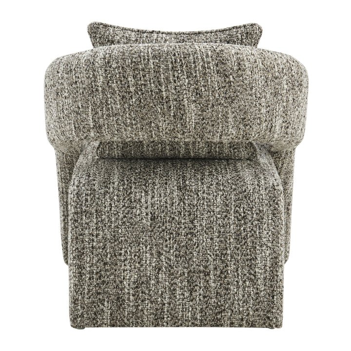 Lunessa Boucle Accent Arm Chair - Dappled Taupe - view 6