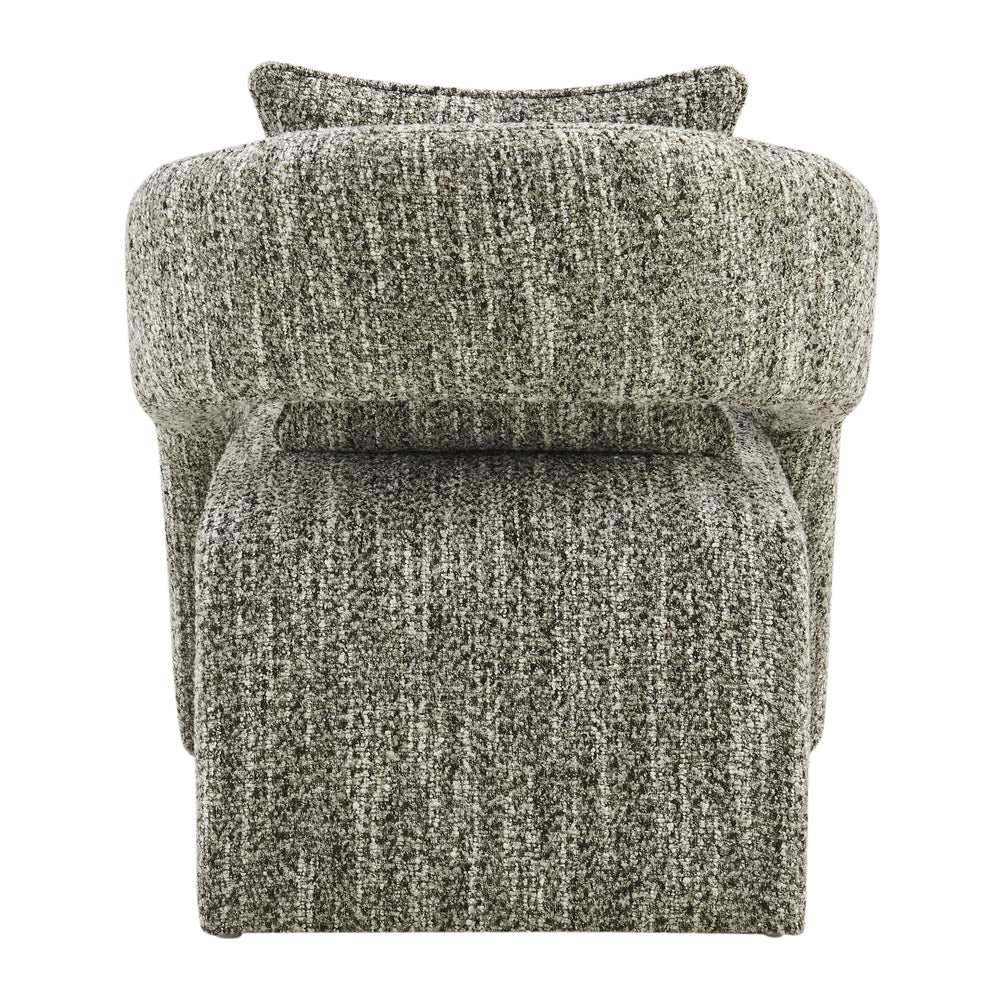 Lunessa Boucle Accent Arm Chair - Dappled Taupe - view 6