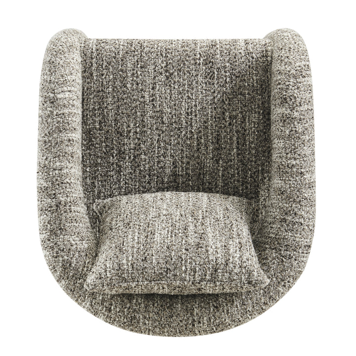 Lunessa Boucle Accent Arm Chair - Dappled Taupe - view 8