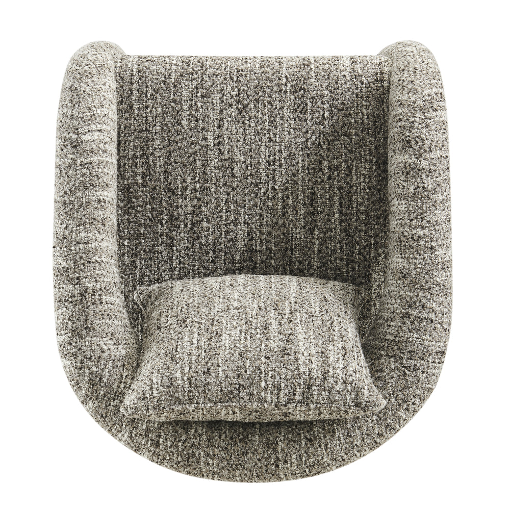 Lunessa Boucle Accent Arm Chair - Dappled Taupe - view 8