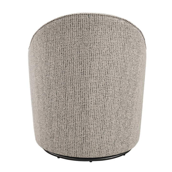Zia Fabric Swivel Accent Arm Chair - Mila Taupe - view 6