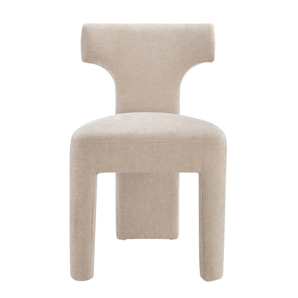 Arco Chenille Dining Side Chair - Millburry Beige - view 4