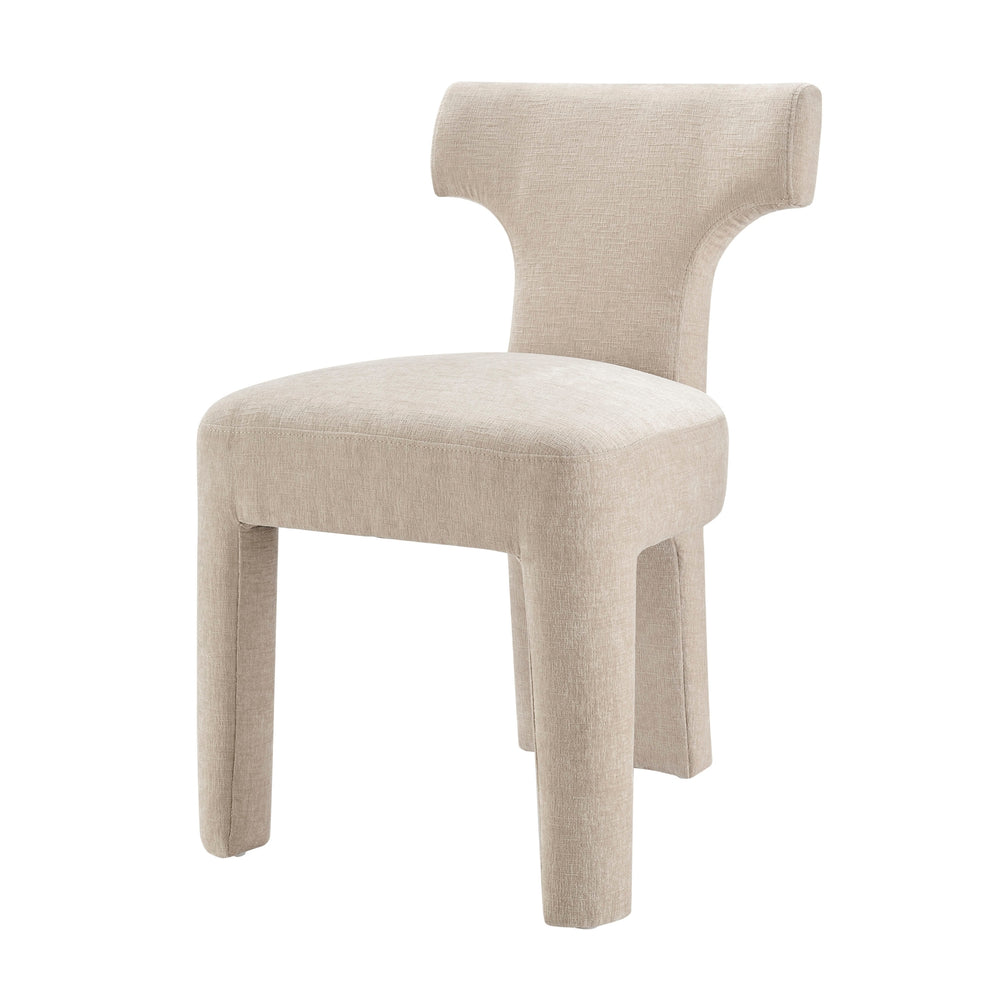 Arco Chenille Dining Side Chair - Millburry Beige