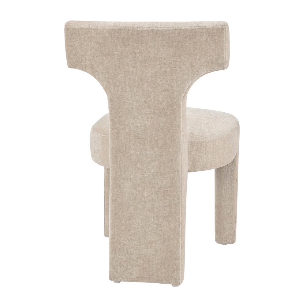 Arco Chenille Dining Side Chair - Millburry Beige - view 7
