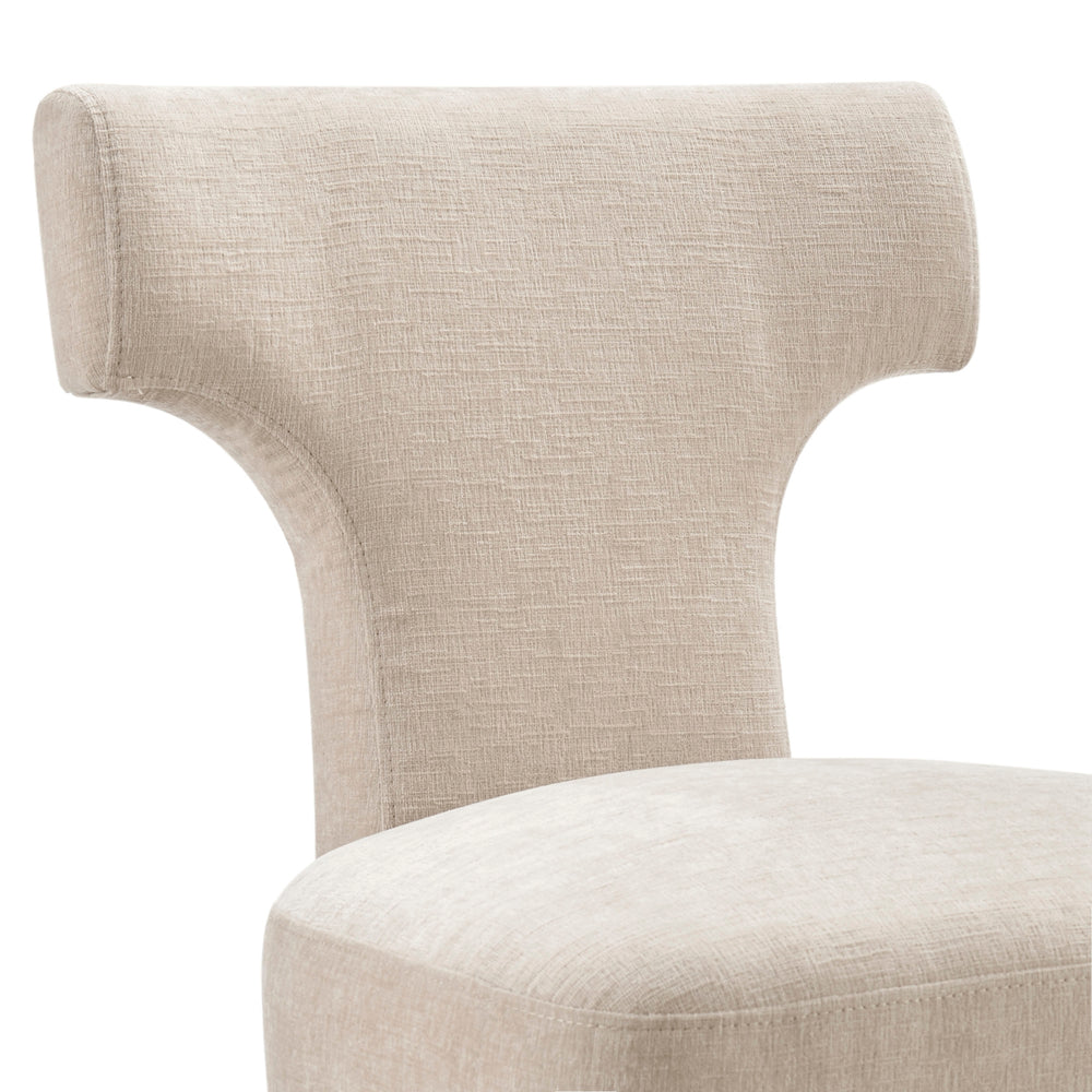 Arco Chenille Dining Side Chair - Millburry Beige - view 9