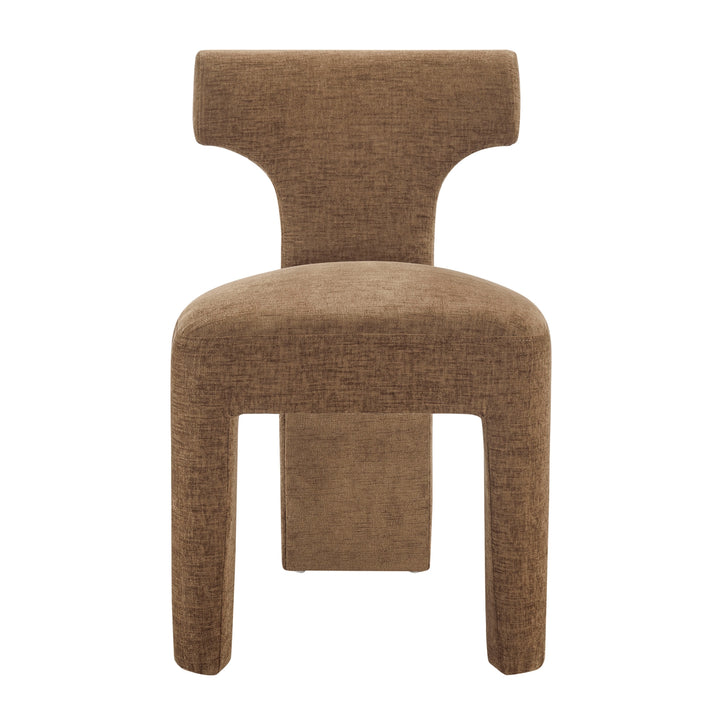 Arco Chenille Dining Side Chair - Millburry Brown - view 4