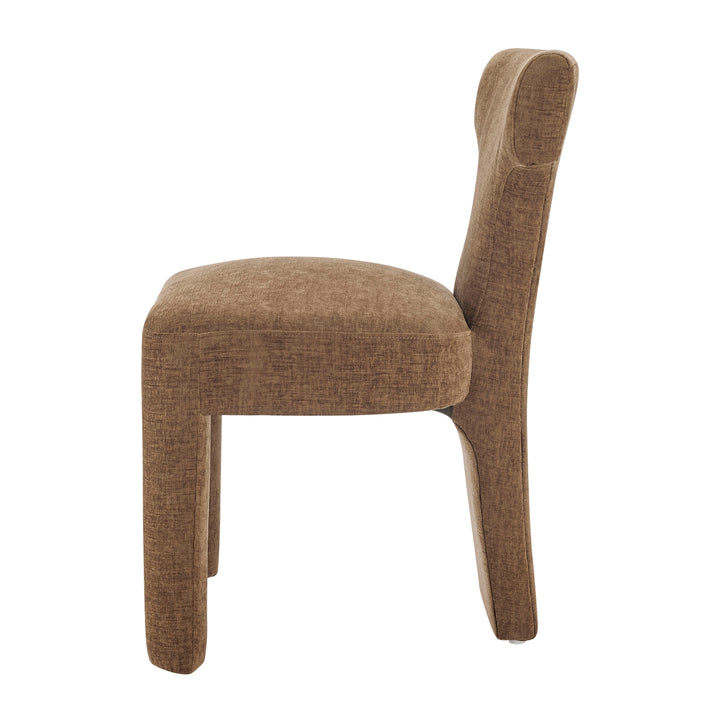 Arco Chenille Dining Side Chair - Millburry Brown - view 5
