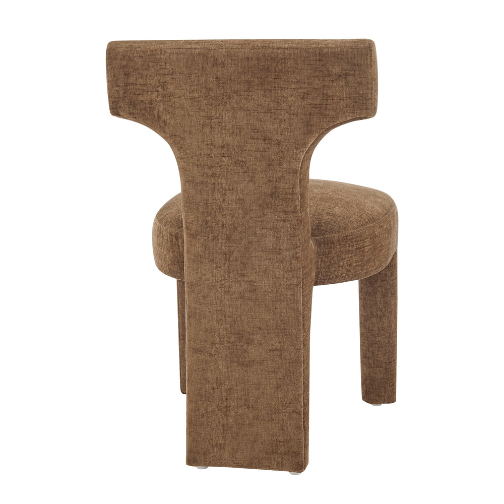 Arco Chenille Dining Side Chair - Millburry Brown - view 7