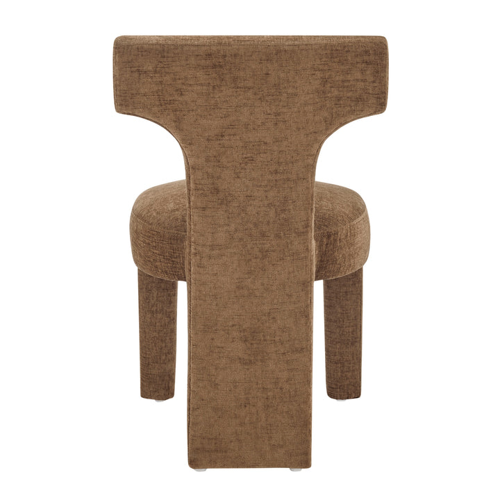 Arco Chenille Dining Side Chair - Millburry Brown - view 6
