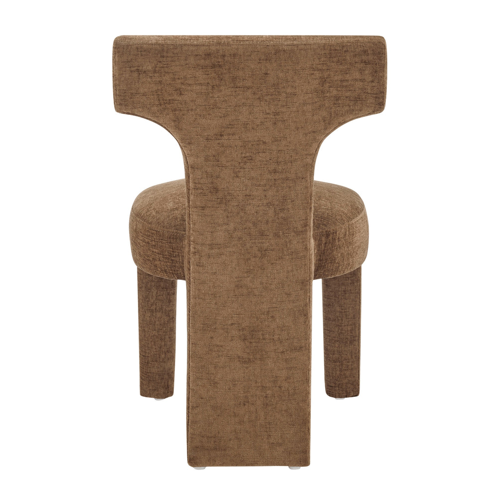 Arco Chenille Dining Side Chair - Millburry Brown - view 6