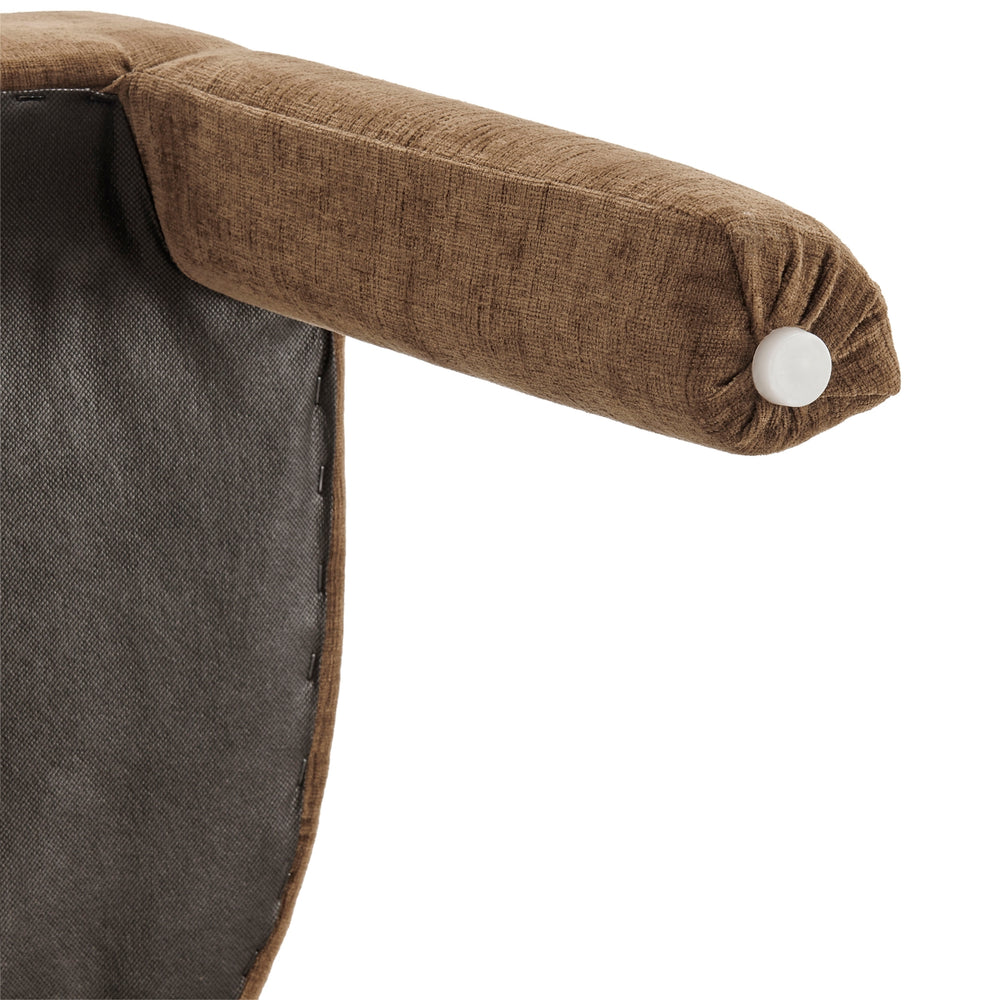 Arco Chenille Dining Side Chair - Millburry Brown - view 12
