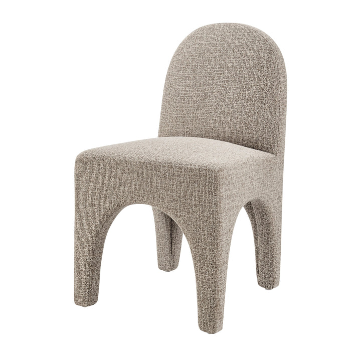 Vano Chenille Dining Side Chair - Nara Sand