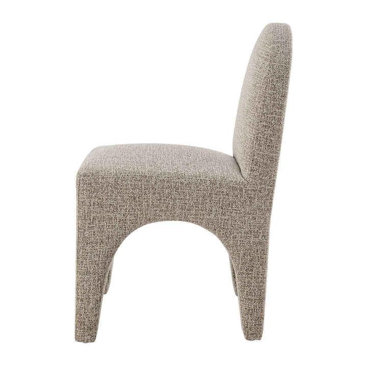 Vano Chenille Dining Side Chair - Nara Sand - view 5