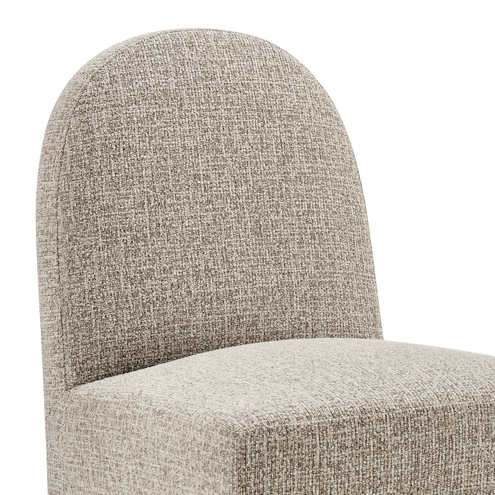Vano Chenille Dining Side Chair - Nara Sand - view 9