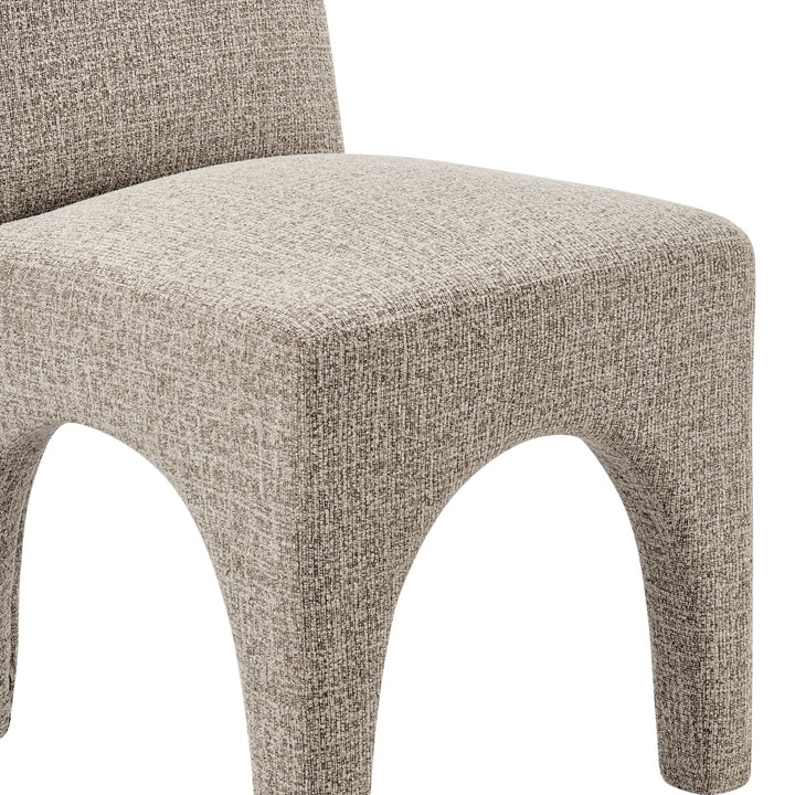 Vano Chenille Dining Side Chair - Nara Sand - view 10