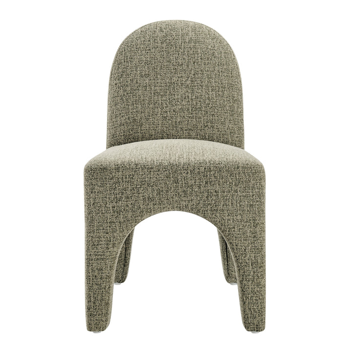 Vano Chenille Dining Side Chair - Nara Olive - view 4