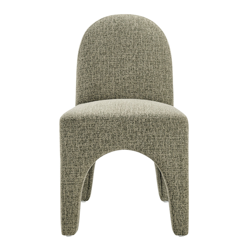 Vano Chenille Dining Side Chair - Nara Olive - view 4