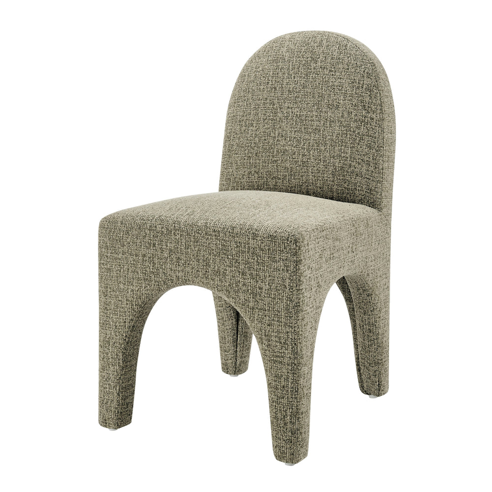 Vano Chenille Dining Side Chair - Nara Olive