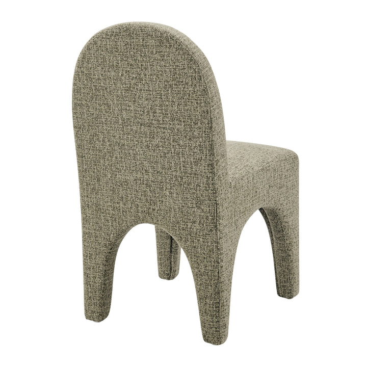 Vano Chenille Dining Side Chair - Nara Olive - view 7