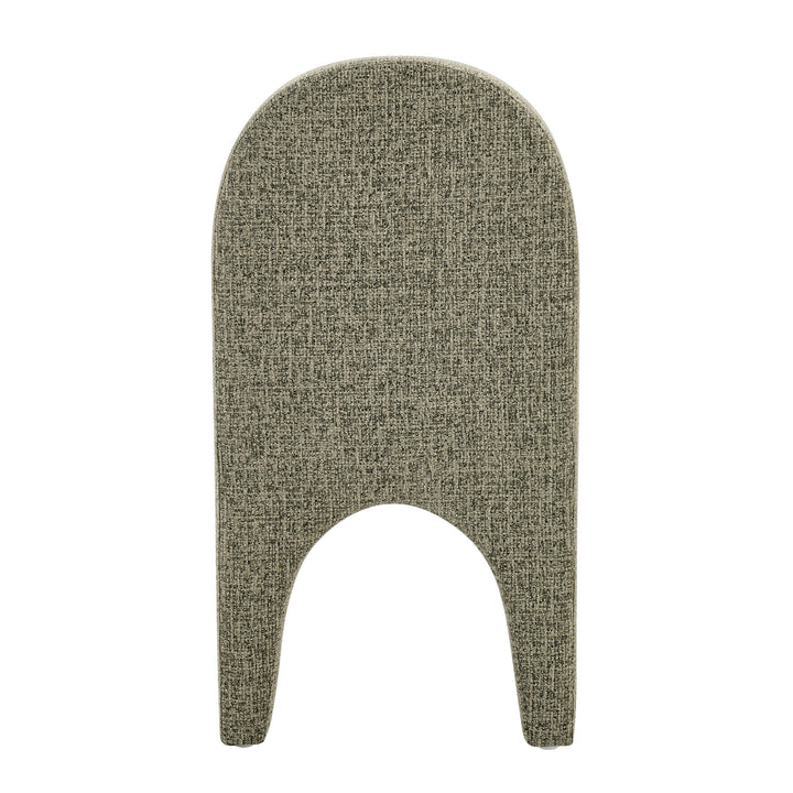 Vano Chenille Dining Side Chair - Nara Olive - view 6