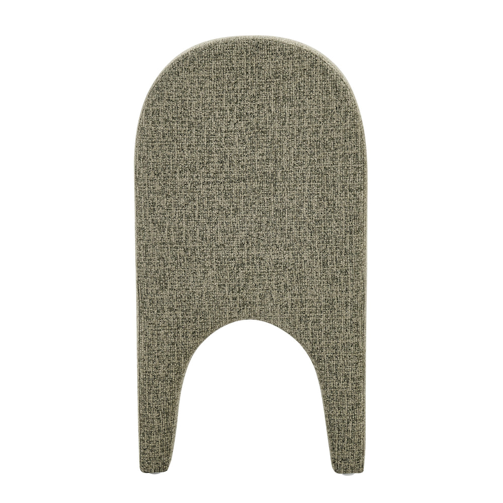 Vano Chenille Dining Side Chair - Nara Olive - view 6