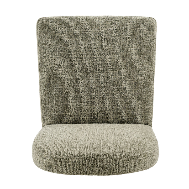 Vano Chenille Dining Side Chair - Nara Olive - view 8