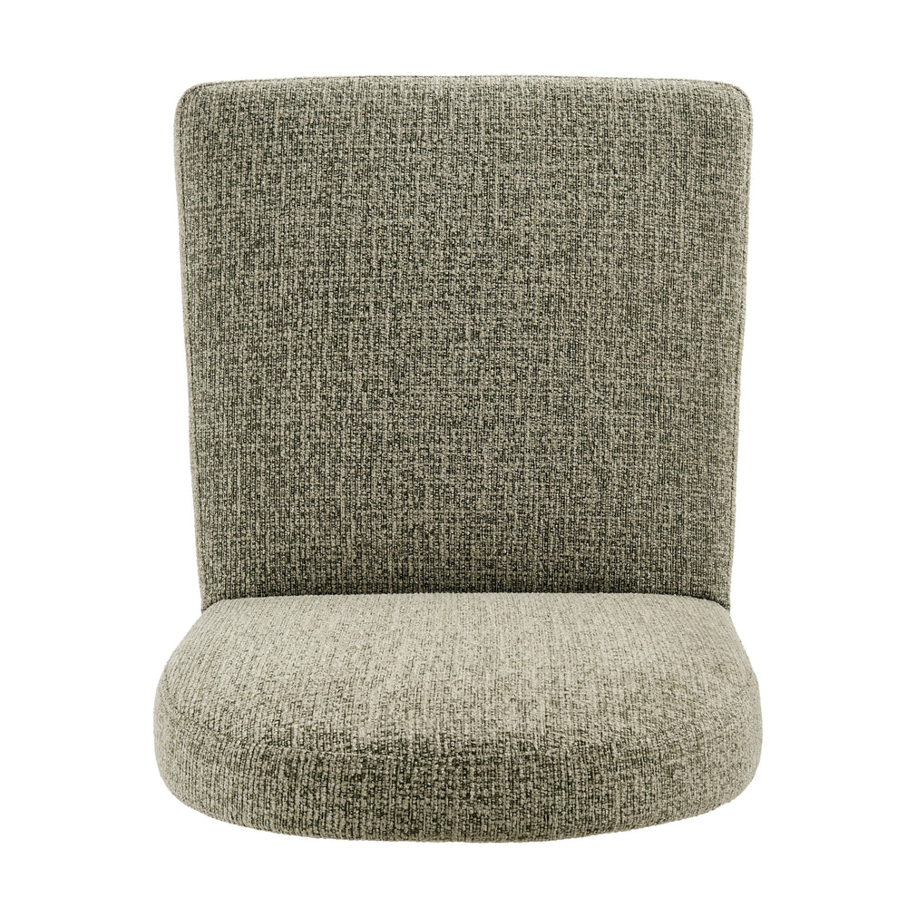 Vano Chenille Dining Side Chair - Nara Olive - view 8