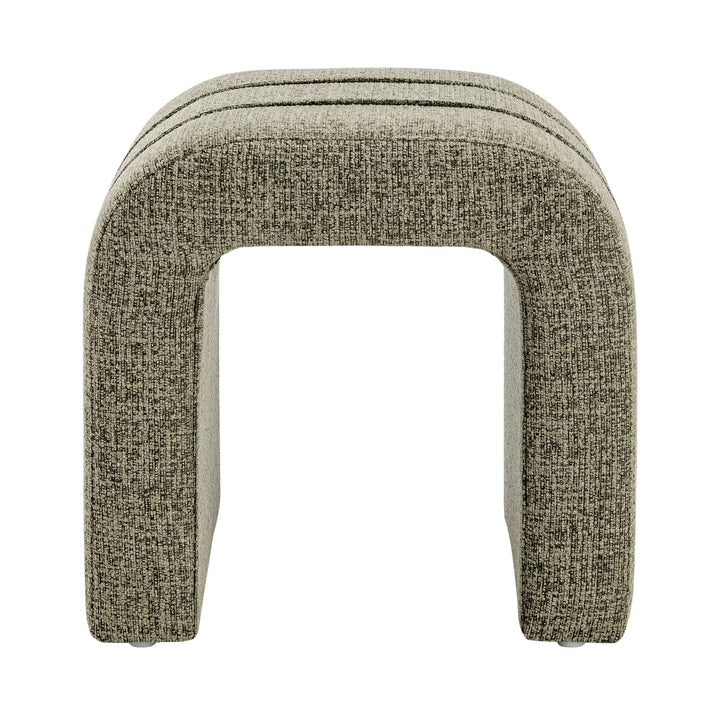 Rivo Chenille Stool - Nara Olive - view 4