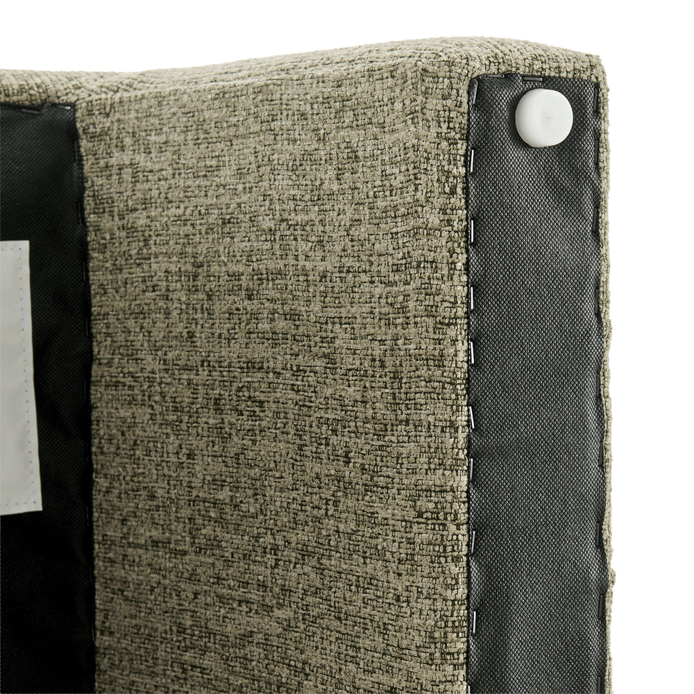 Rivo Chenille Stool - Nara Olive - view 9