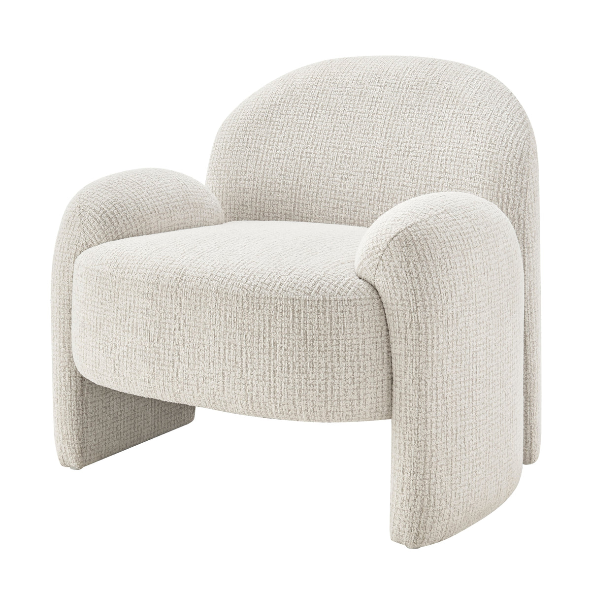 Virelle Fabric Accent Chair - Mila Ivory
