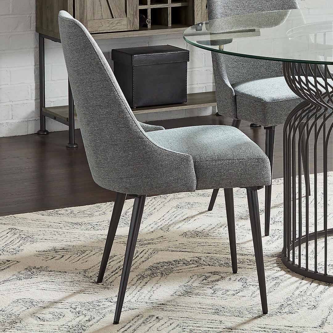 Coaster Furniture 190442 Alan Fabric Upholstered Dining Side Chair Grey