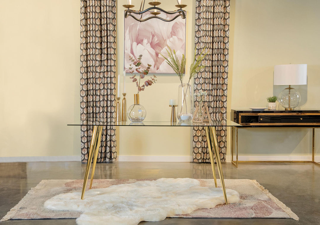 coaster-furniture-190621gld-gilman-rectangular-64-inch-glass-top-dining-table-gold