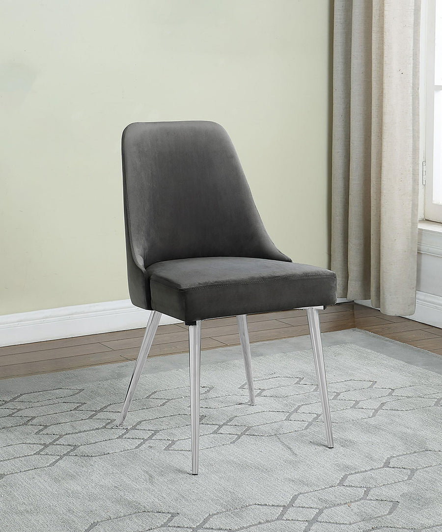 Coaster Furniture 191442 Cabianca Upholstered Dining Side Chair Grey