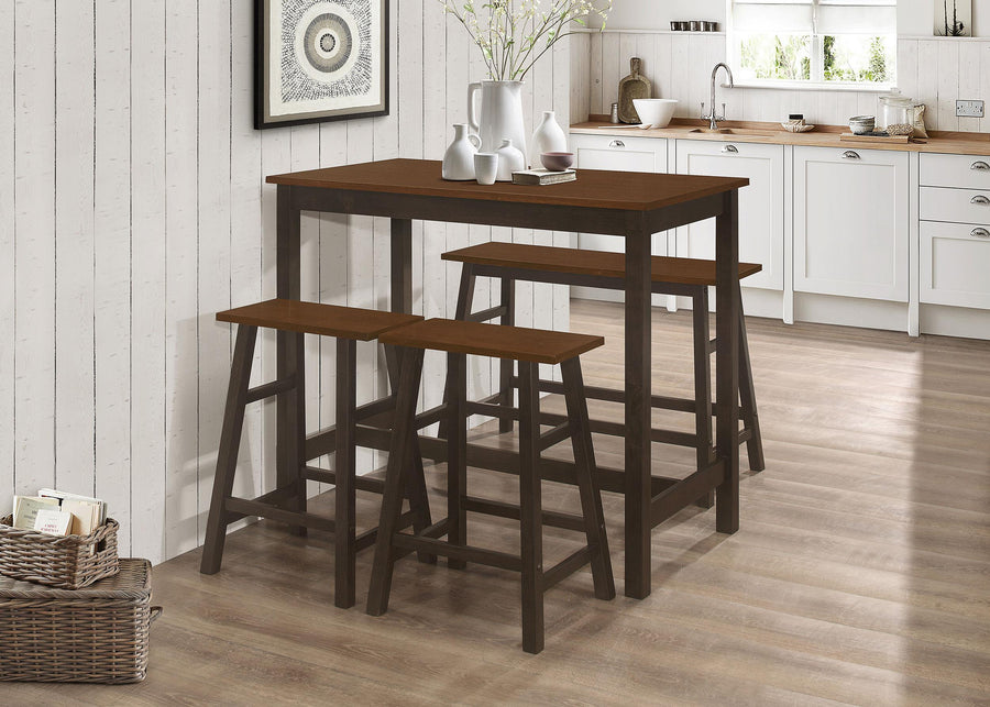 coaster-furniture-192090-connie-4-piece-counter-height-set-chestnut-and-dark-brown