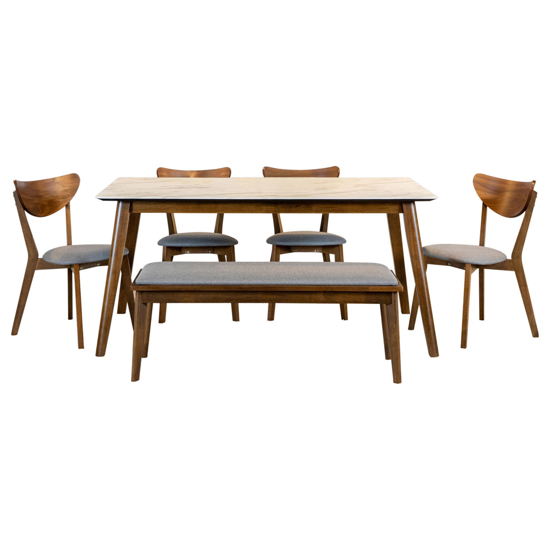 coaster-furniture-192761-s6-everett-6-piece-rectangular-dining-table-set-natural-walnut