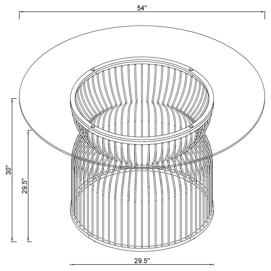 Coaster Furniture 224731KE-S5 Lucia 5-piece Eastern King Bedroom Set Beige and White