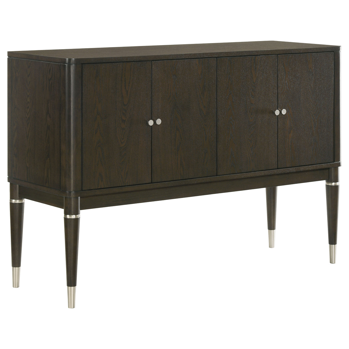Reseda - 4-Door Dining Sideboard Server With Shelves - Ash Brown