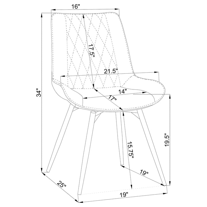 coaster-furniture-193801-s5-neil-5-piece-round-dining-table-set-concrete-gunmetal
