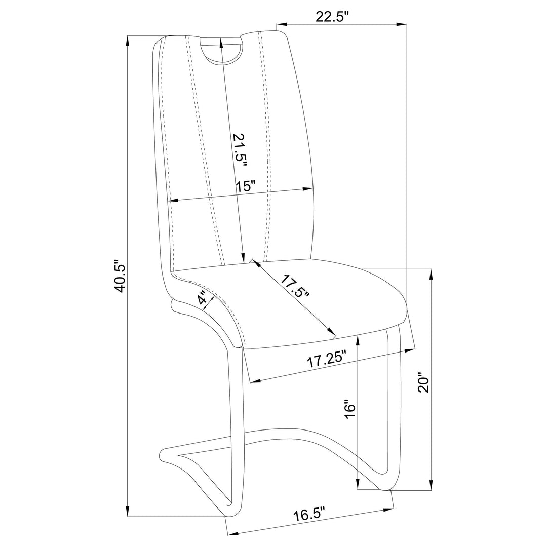 coaster-furniture-193811-s5-brooklyn-5-piece-rectangular-dining-set-white-high-gloss