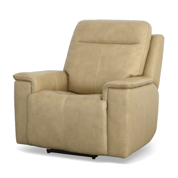 Odell Power Recliner With Power Headrest &amp; Lumbar Stone