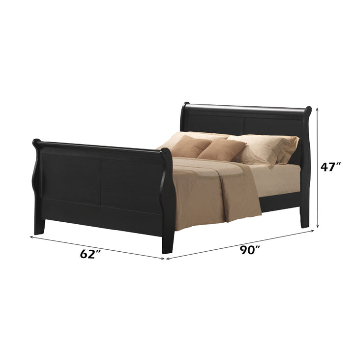 Louis Philippe III Queen Bed