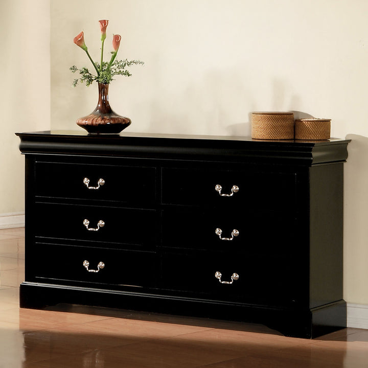 Louis Philippe III Dresser in Black