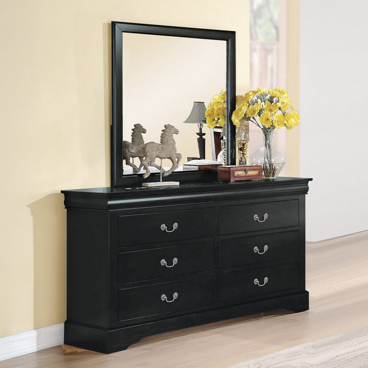 Louis Philippe III Dresser in Black