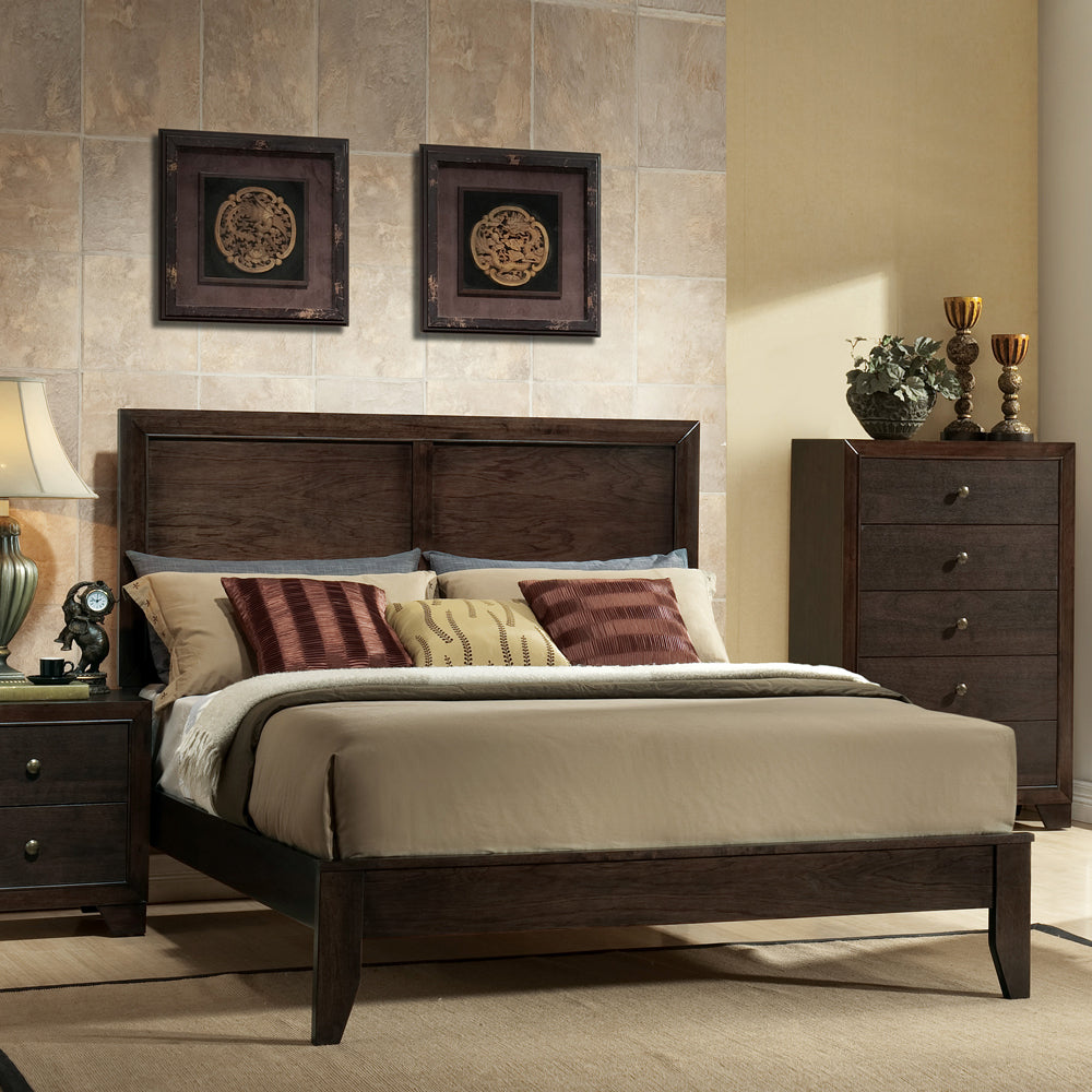 Madison Queen Bed - Espresso