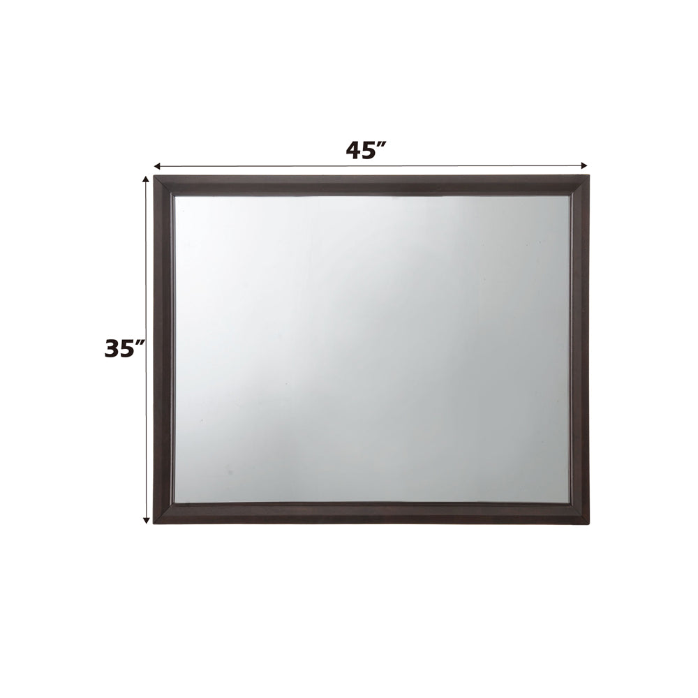 Madison Mirror in Espresso - dimensions