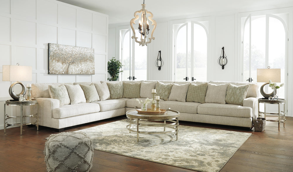 Rawcliffe 4-Piece Sectional - Parchment (3)