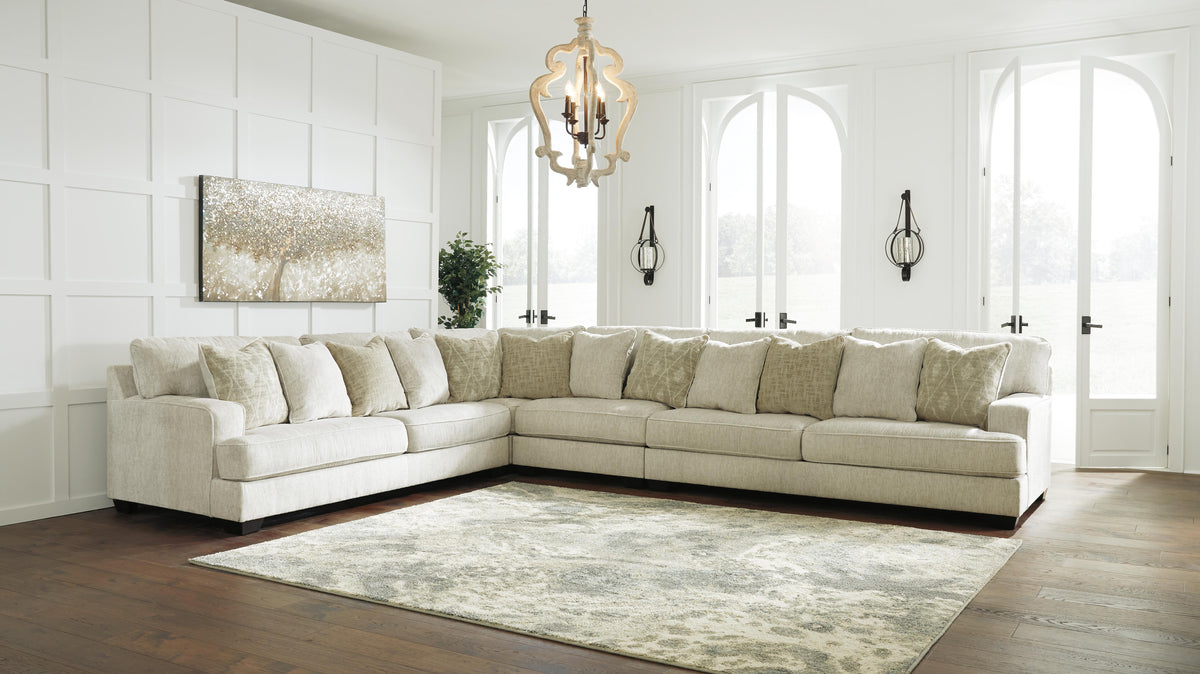 Rawcliffe 4-Piece Sectional - Parchment (2)