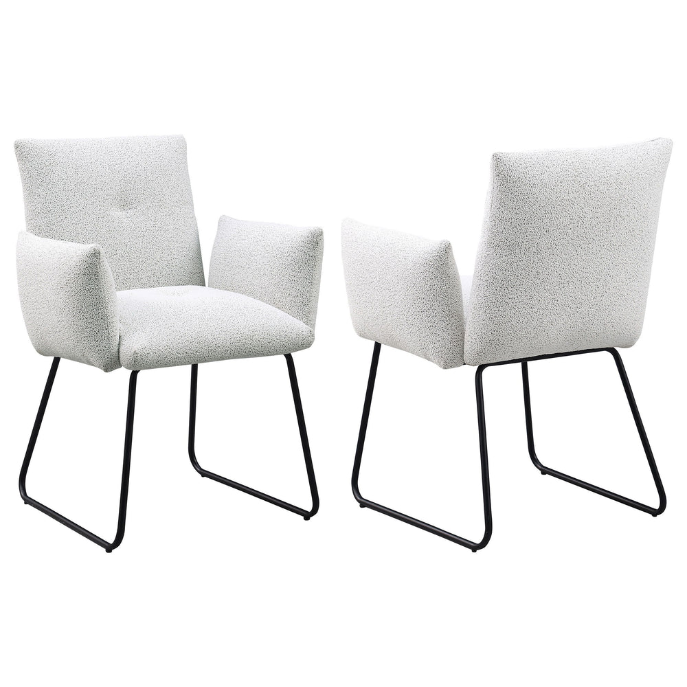 Coaster Furniture Ackland - Upholstered Dining Side Chair  - Light Gray